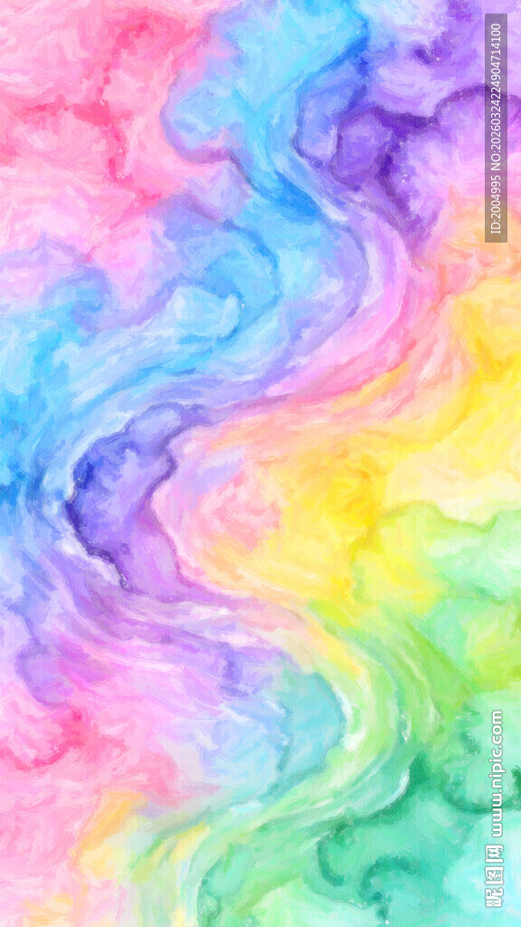 梦幻渐变水彩背景