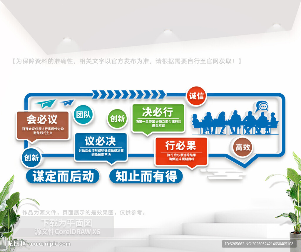 企业会议室标语文化墙