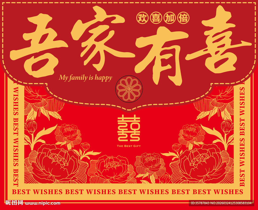 吾家有喜喜庆海报