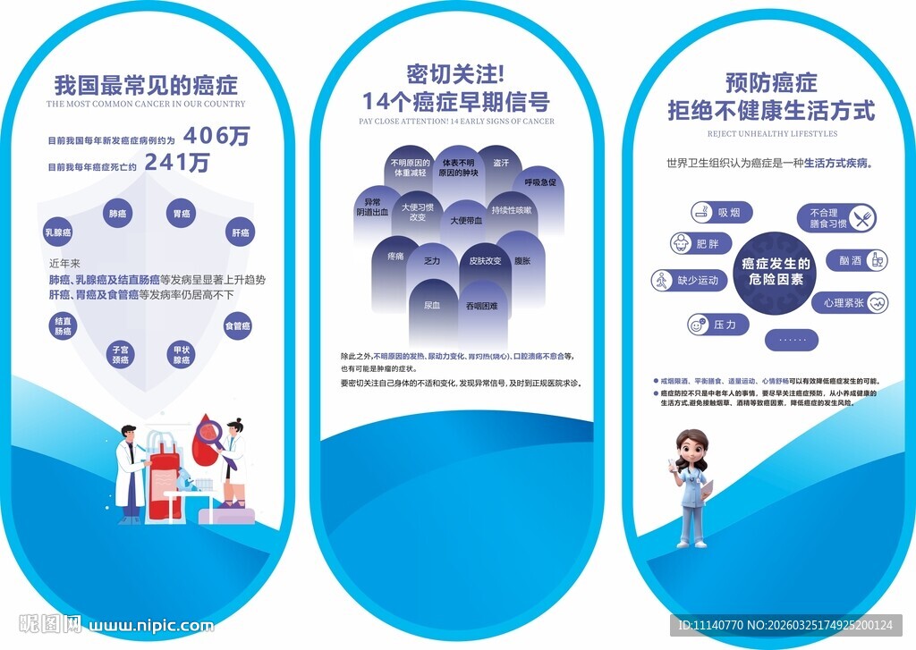 蓝色风格医疗信息