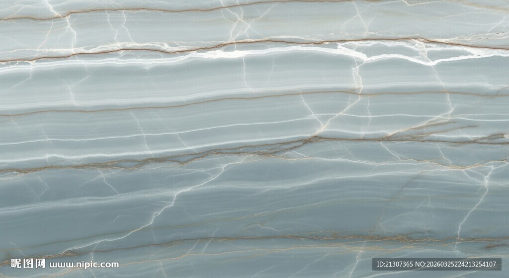 浅蓝纹理大理石表面