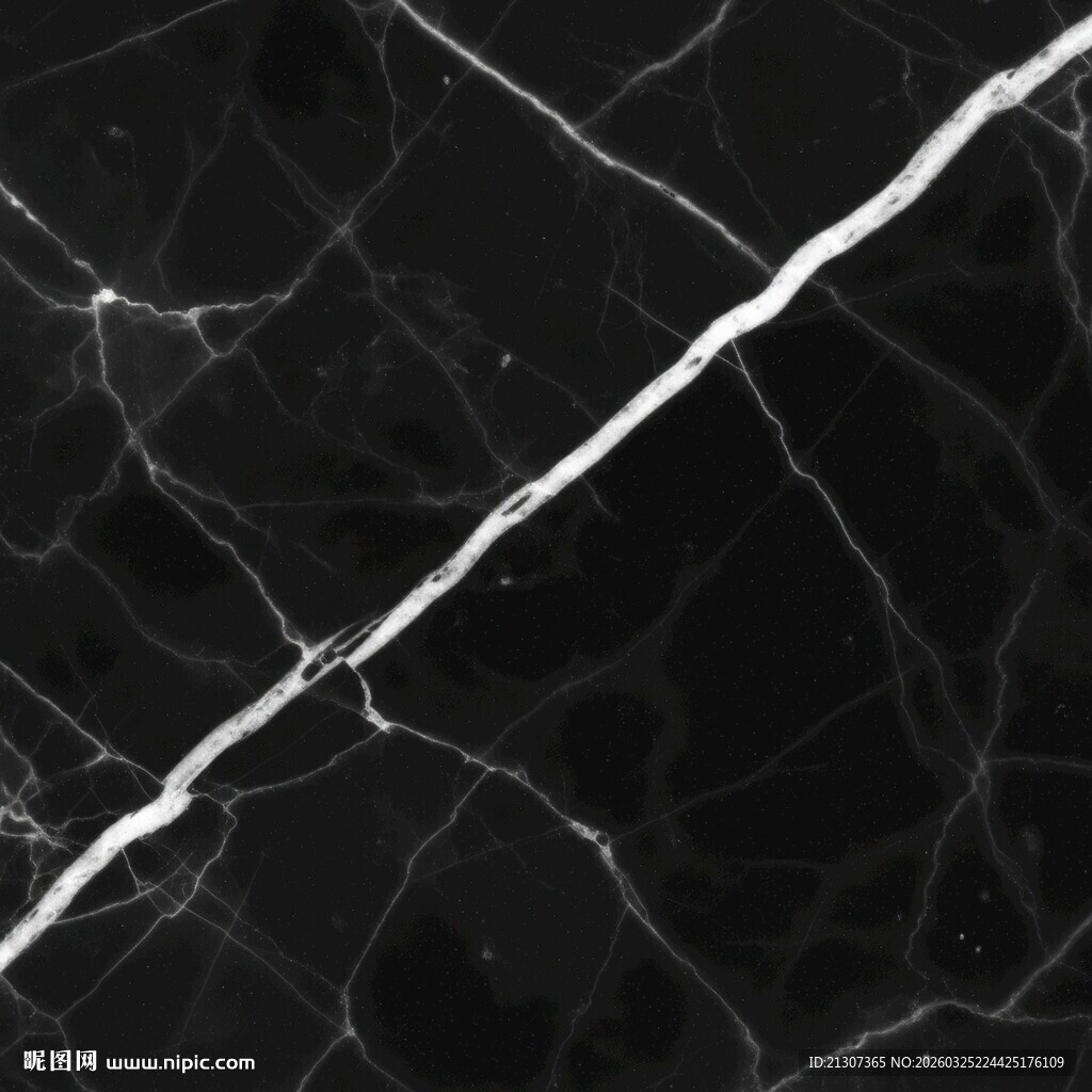 黑色大理石纹理背景图