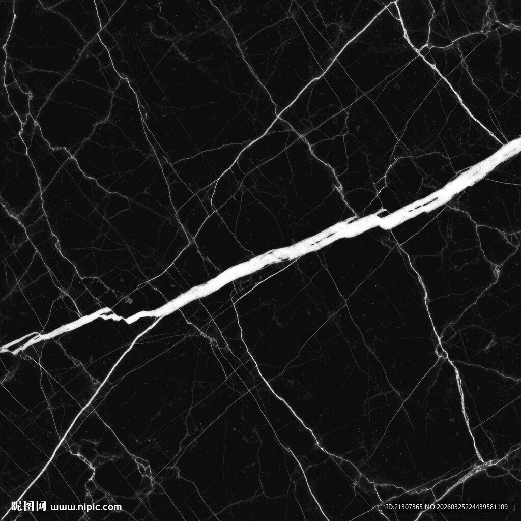 黑色大理石纹理背景图