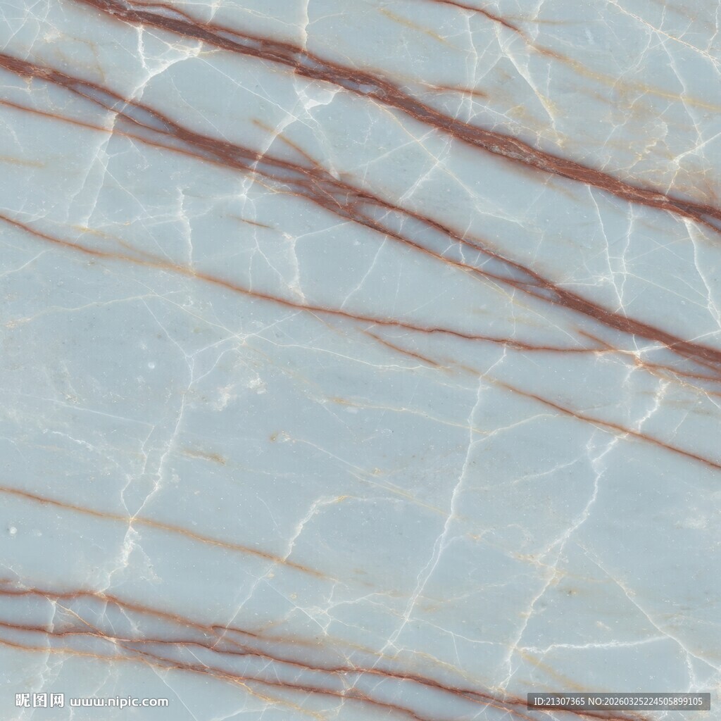 浅蓝色大理石纹理特写