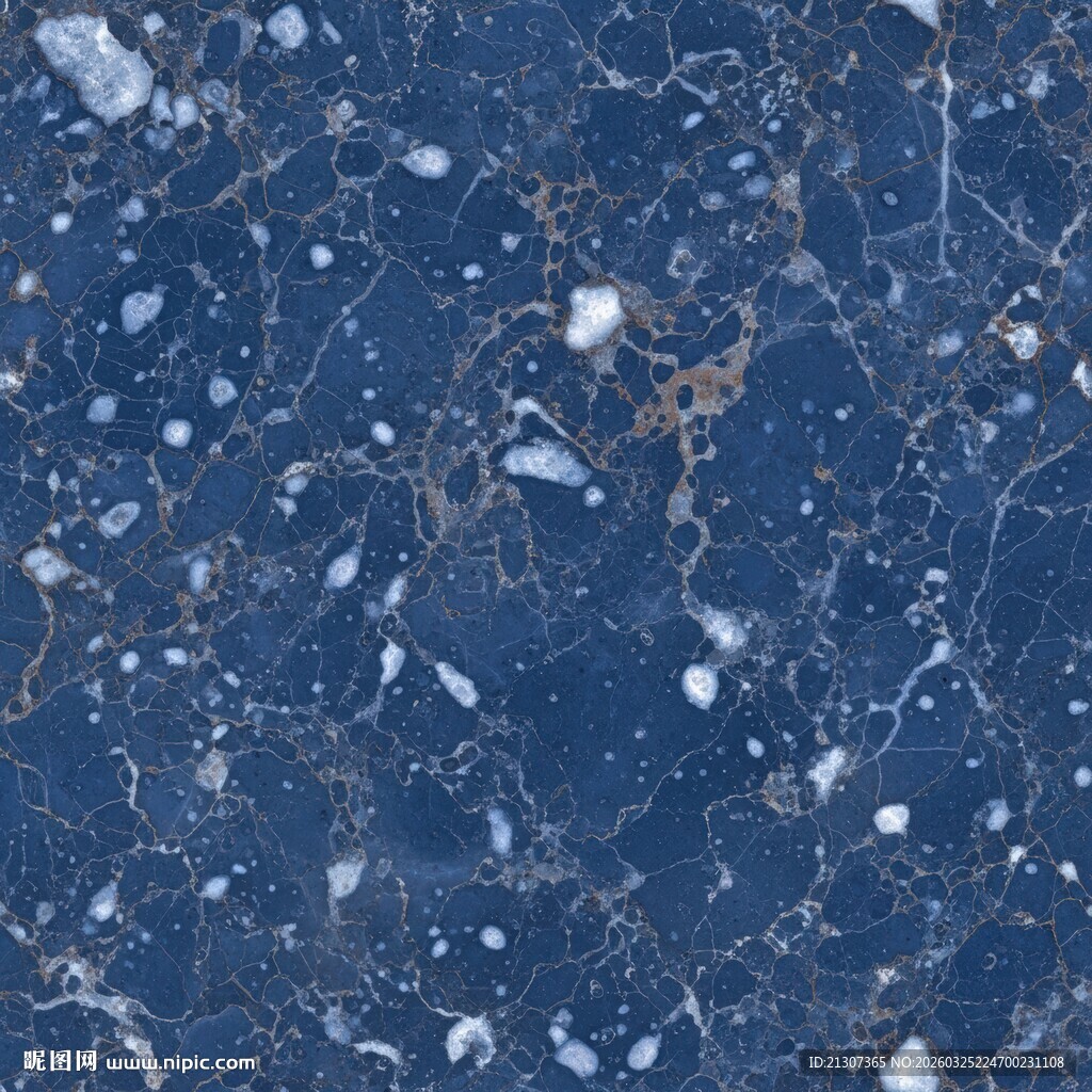 深蓝色石材纹理图案