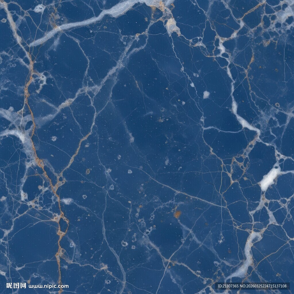 深蓝大理石纹理图案