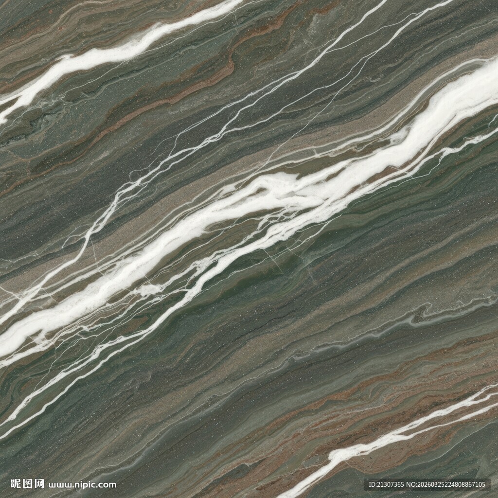 深绿大理石纹理图案