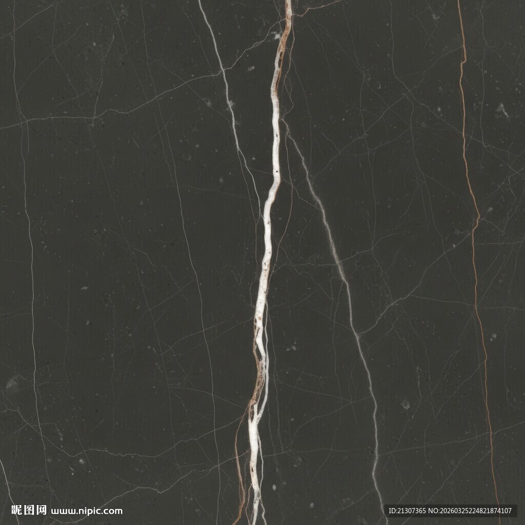 黑色大理石纹理特写