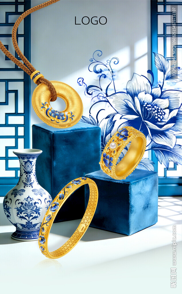 黄金高清海报图片