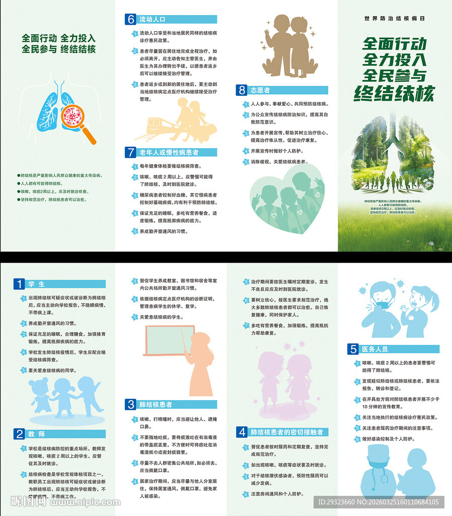 世界防治结核病日三折页