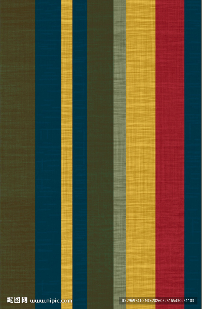 多彩条纹布料纹理