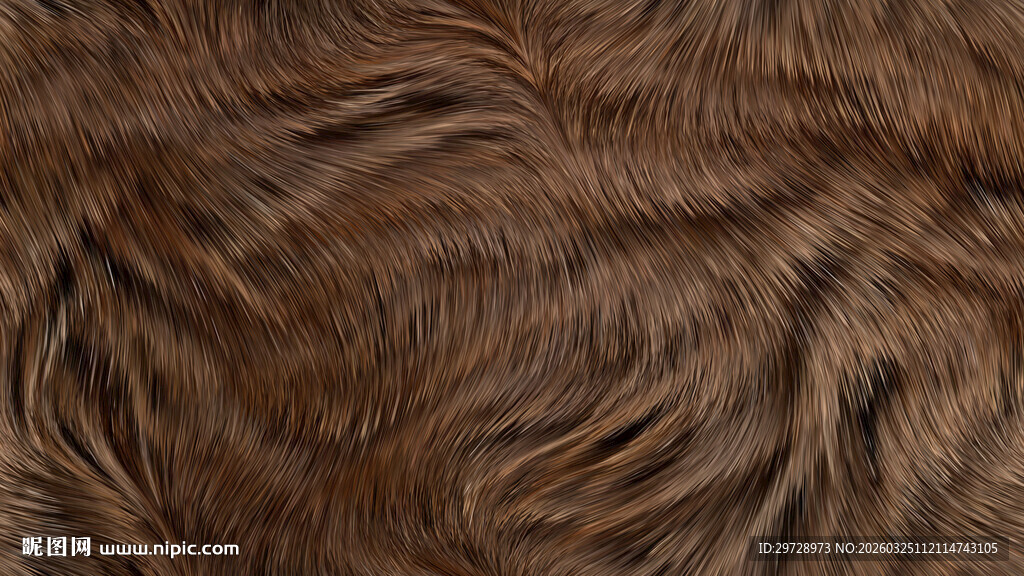 棕色高清动物毛发纹理