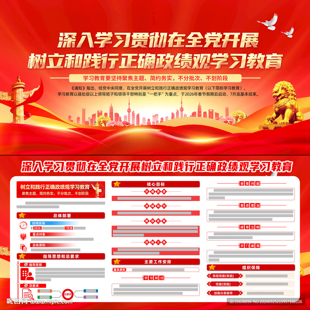 全党开展树立和践行正确政绩观