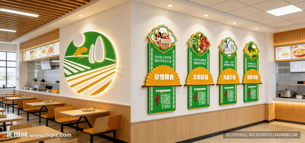 食堂文化墙