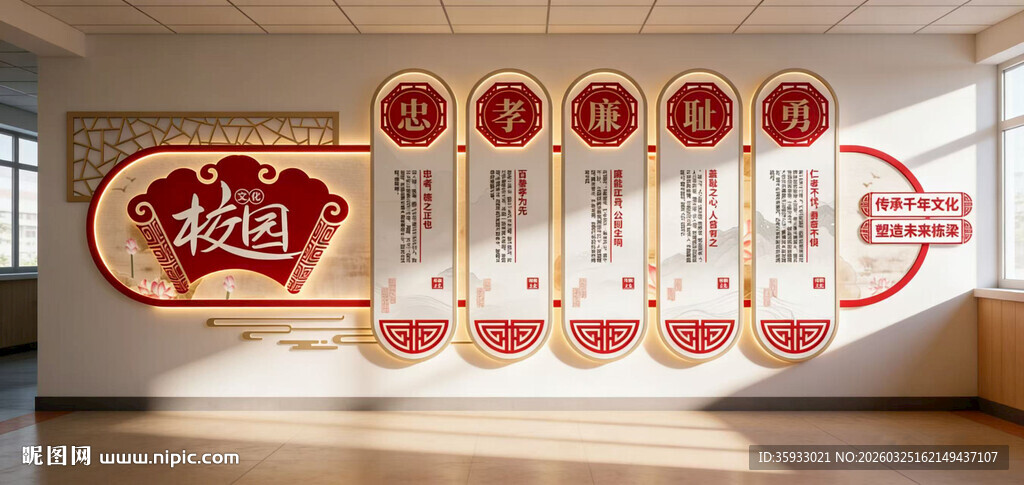 校园传统文化墙