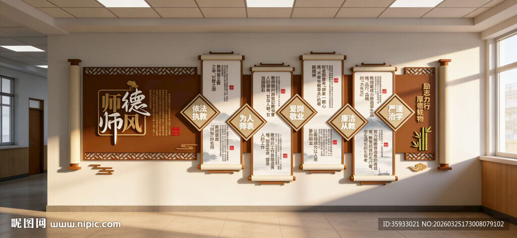 师德师风文化墙