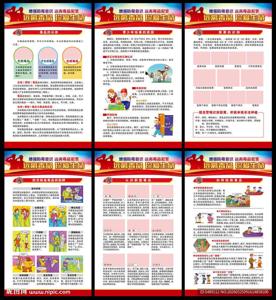 禁毒展板