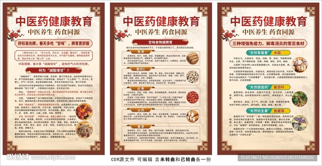 中医药健康教育海报