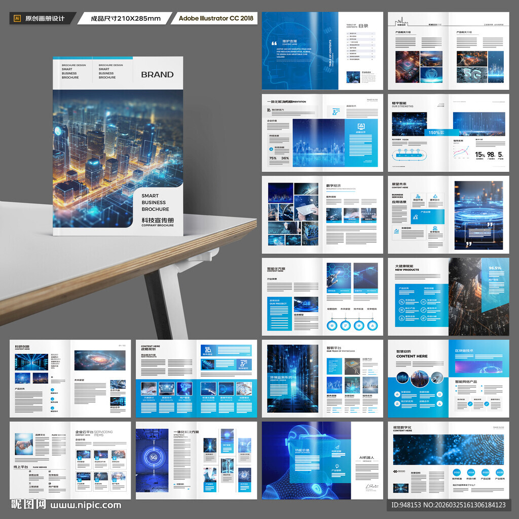科技企业画册