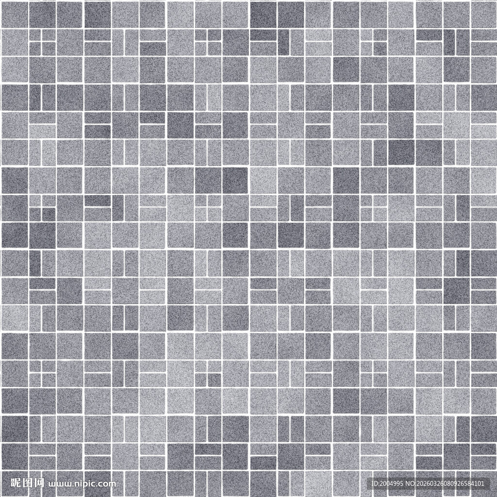 灰色马赛克瓷砖纹理背景