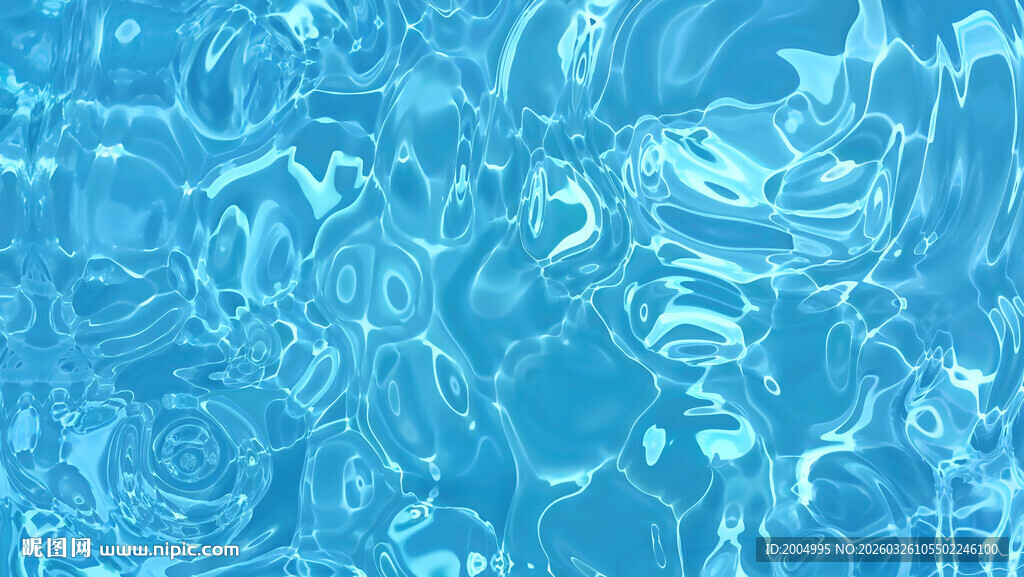 蓝色水波纹