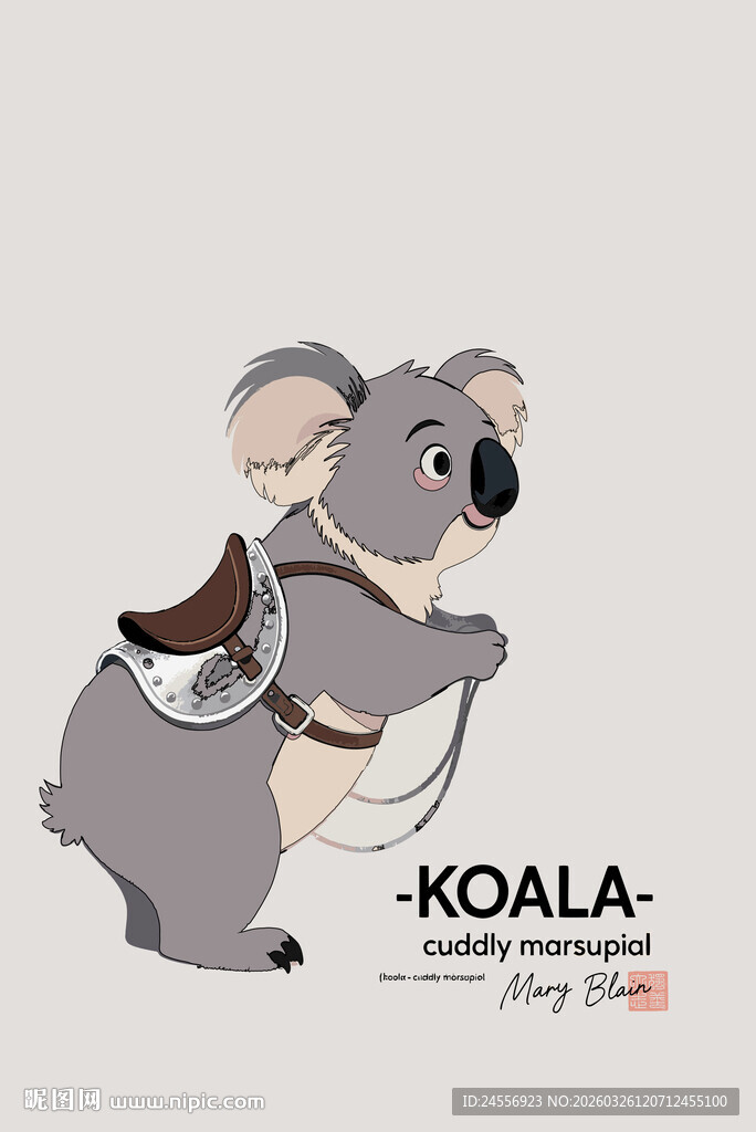 儿童卧室卡通动物装饰画