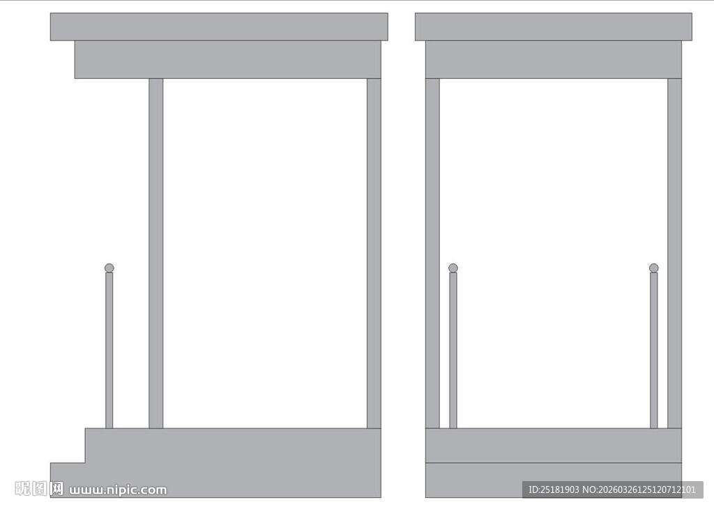 岗亭设计图 门卫岗亭图