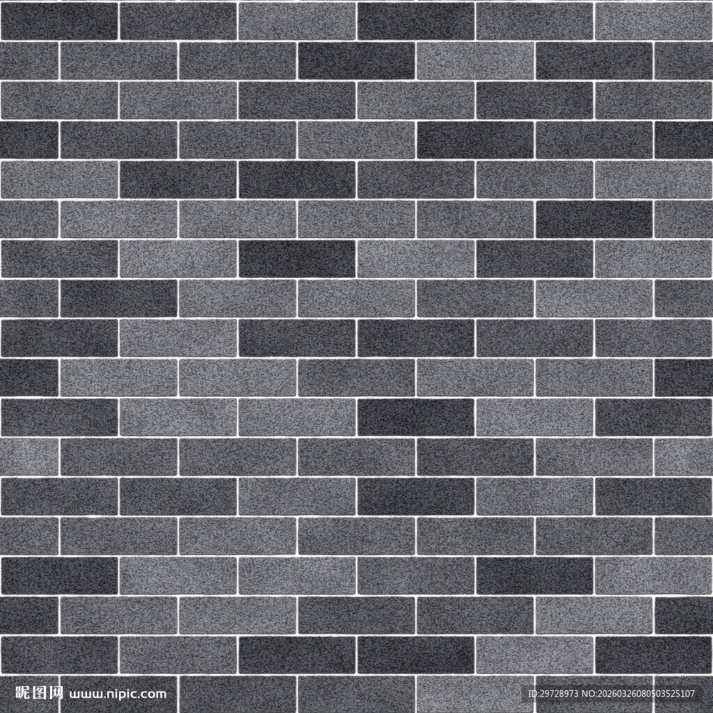 灰色砖墙纹理图案