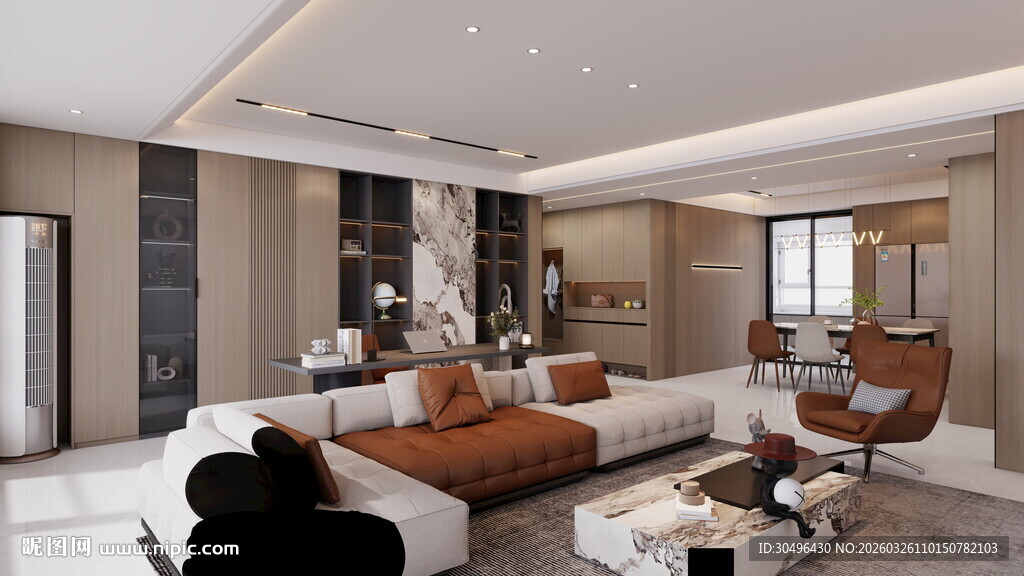 现代简约风格豪华客厅