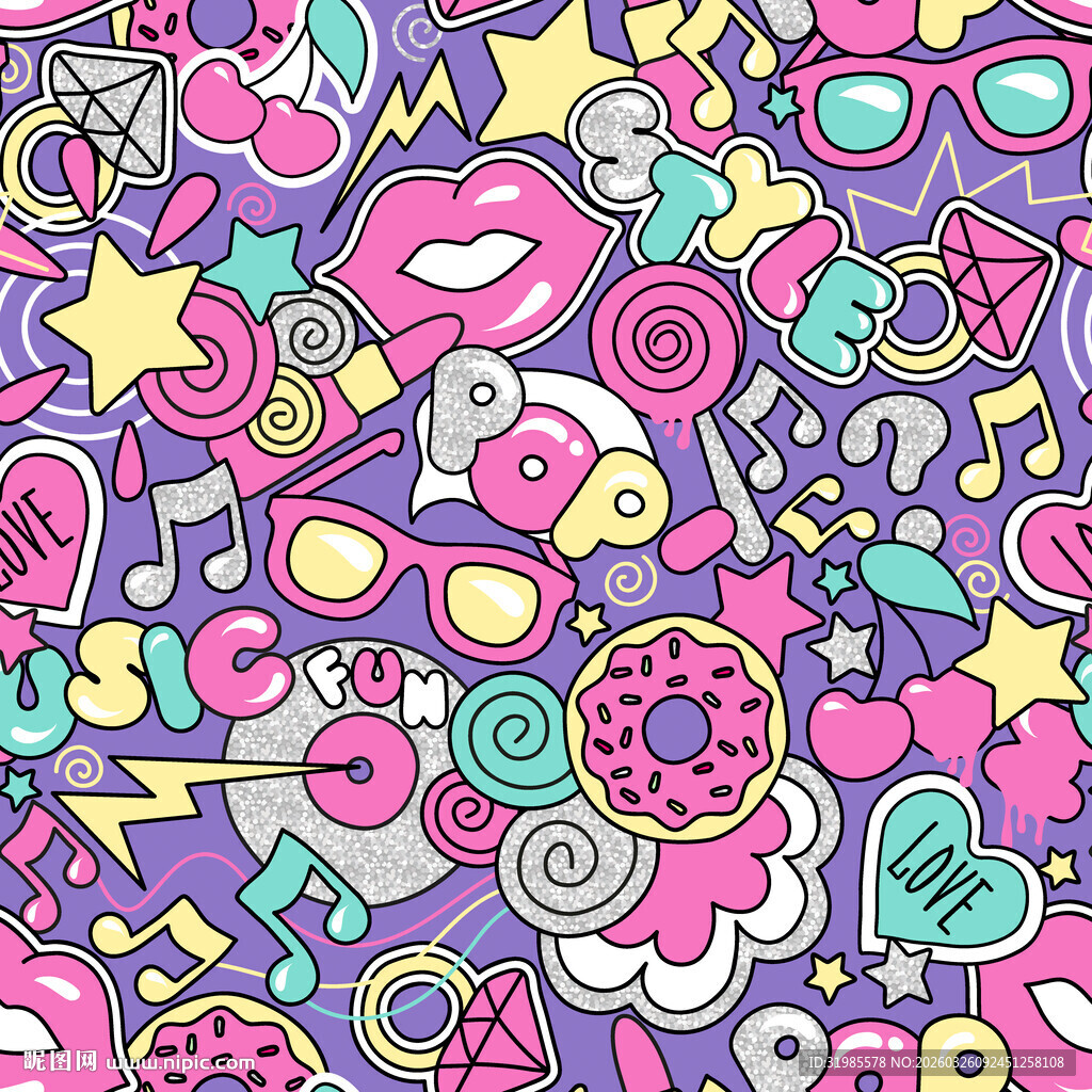 甜甜圈口红卡通