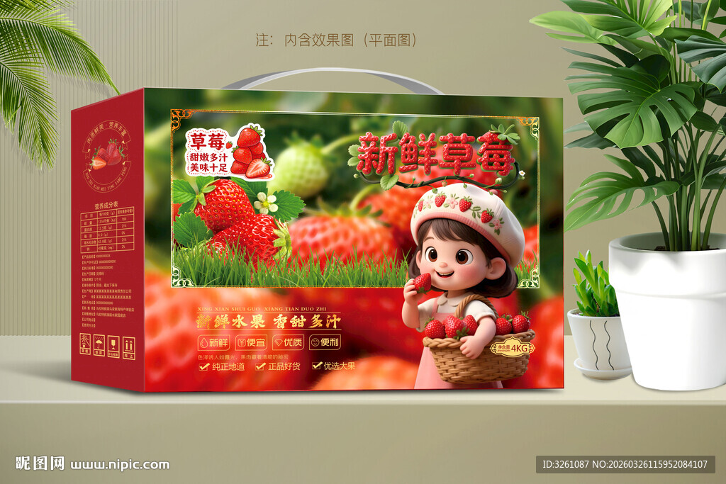 草莓包装