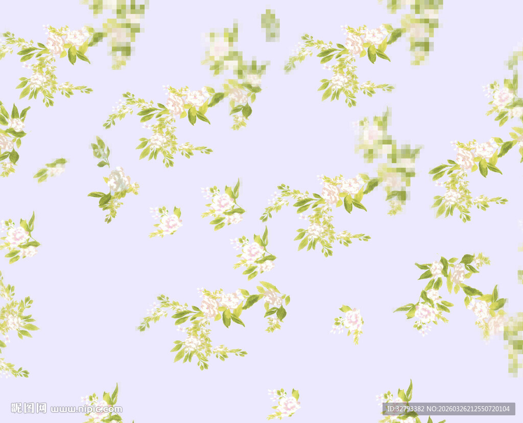 淡雅小花背景图