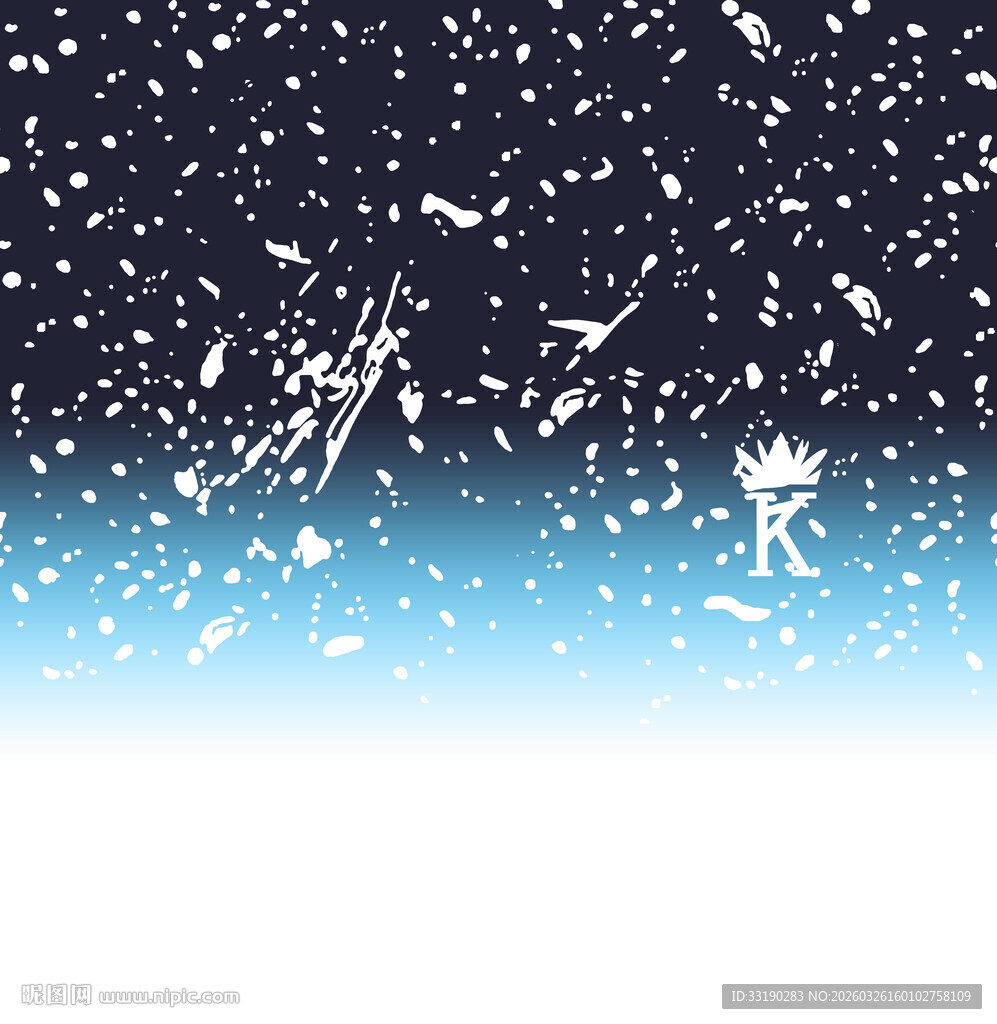 梦幻飘雪背景图