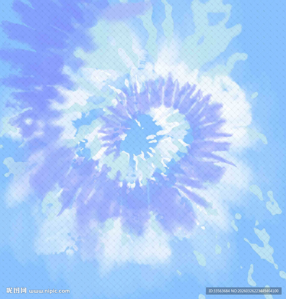 蓝紫色扎染纹理图案