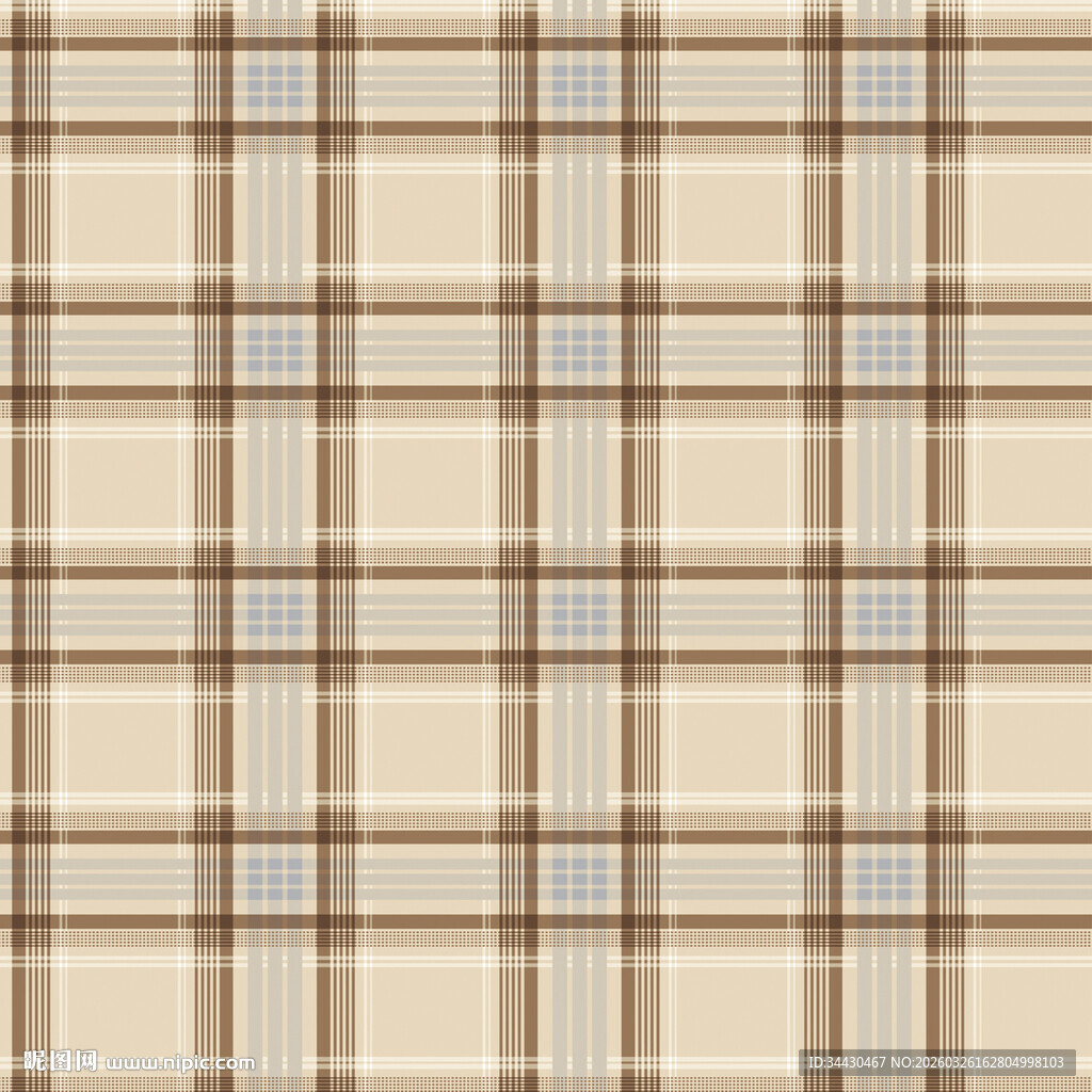 米色格子图案纹理背景