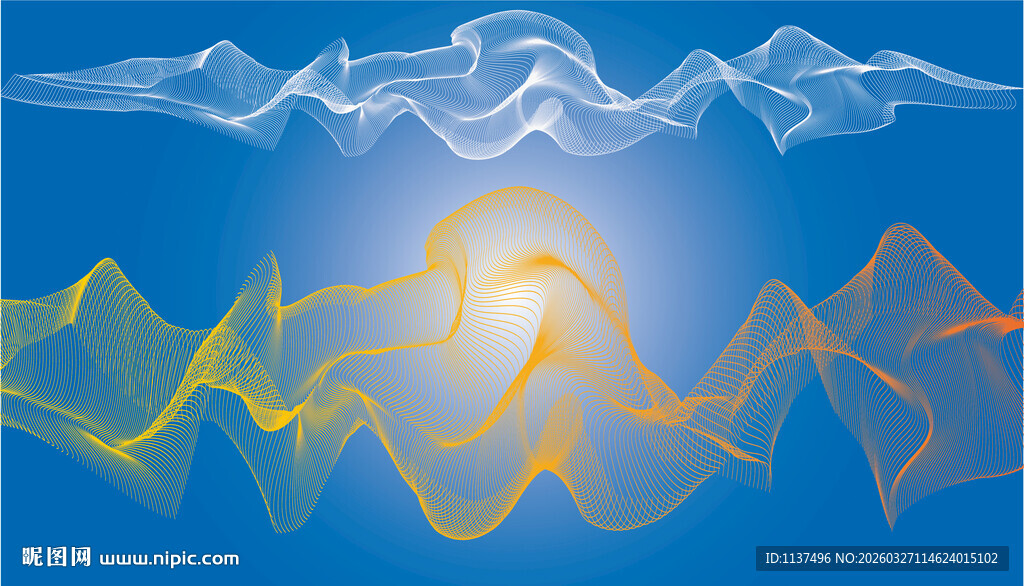 动感线条 动感曲线 波浪线条 