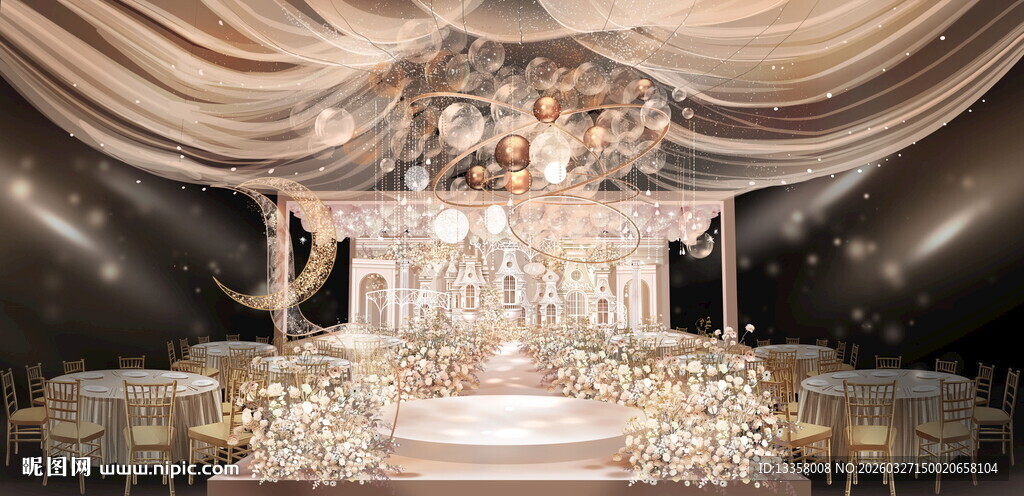 欧式婚礼效果图