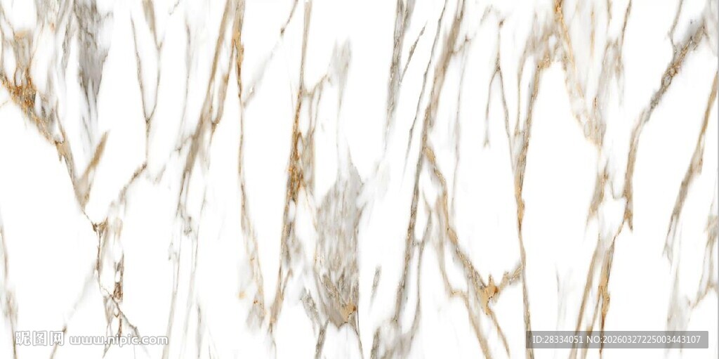 白色鱼肚金大理石石纹