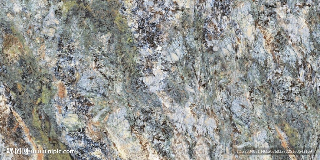 黄绿色大理石石纹