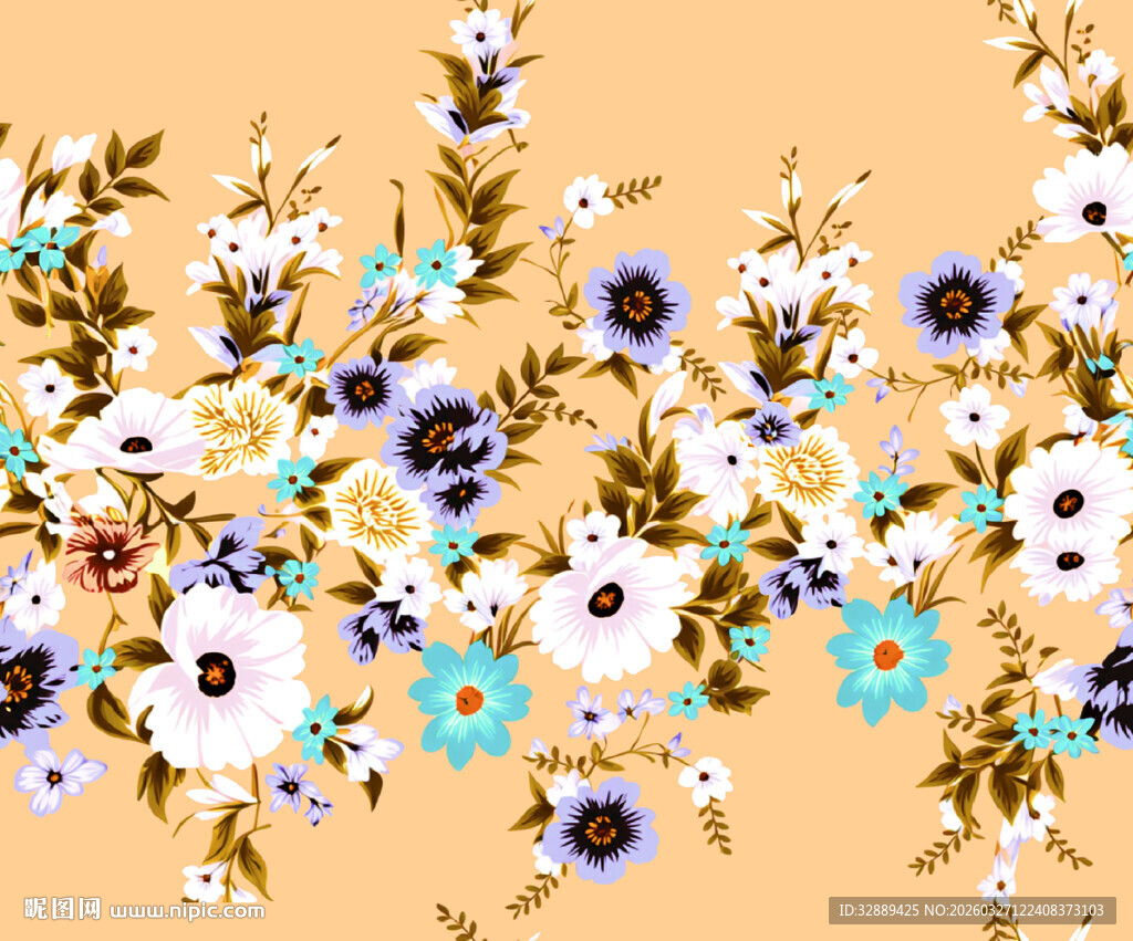 花卉图案背景图