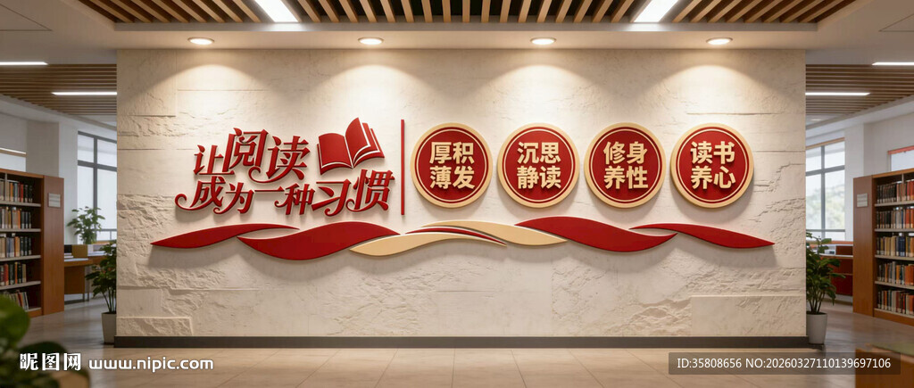 阅读文化墙