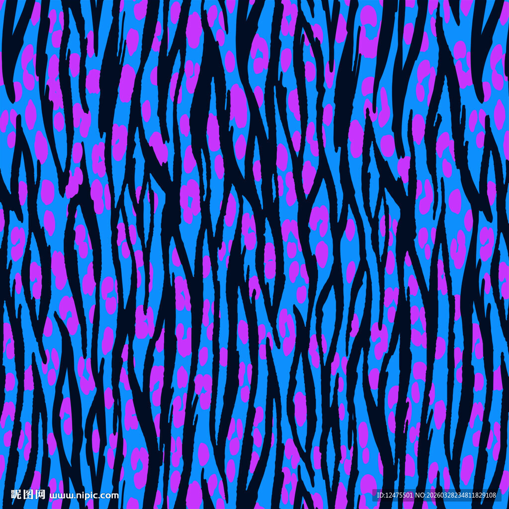 蓝紫相间动感条纹图案