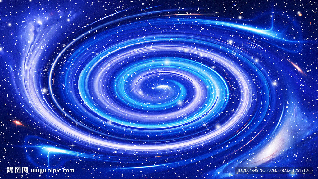 蓝色星空背景墙