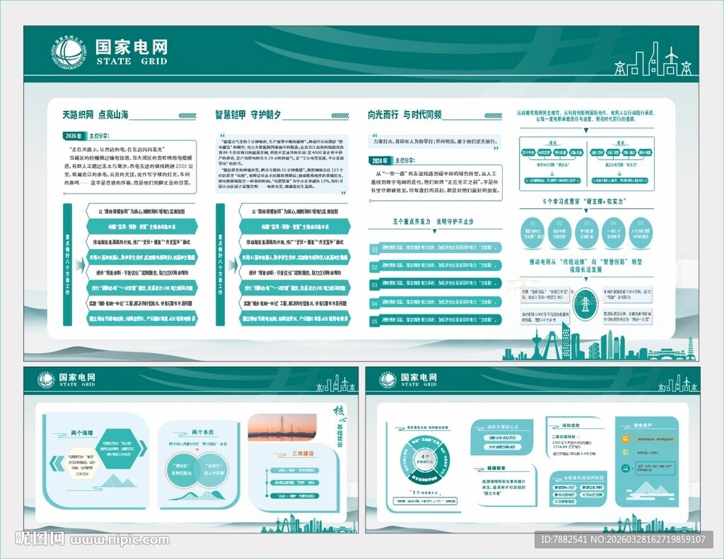 电网宣传展板