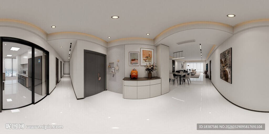 现代简约风格室内全景