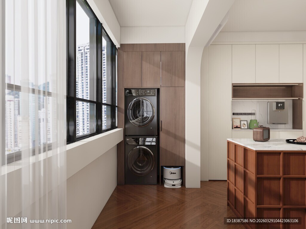 现代简约风格室内厨房空间