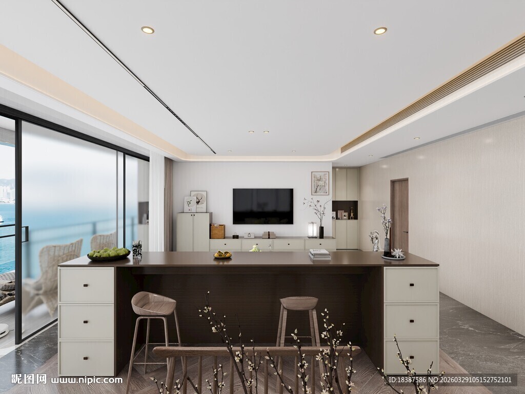 现代简约风豪华厨房空间