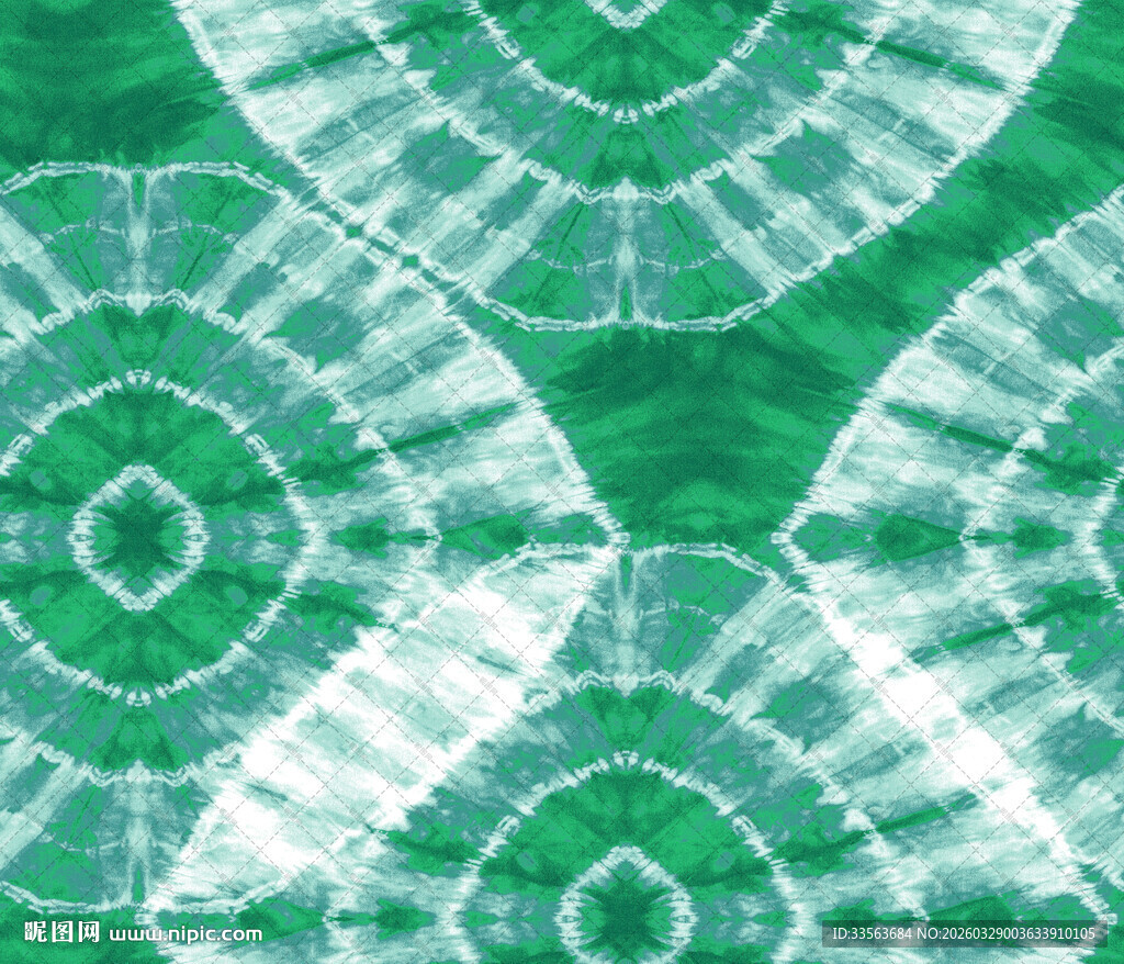 绿色扎染风几何图案纹理