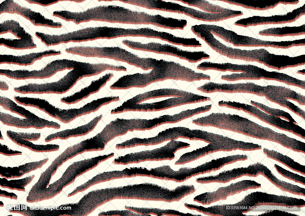 斑马纹图案纹理