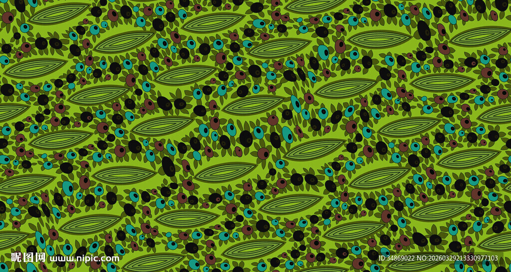 绿色几何图案纹理背景